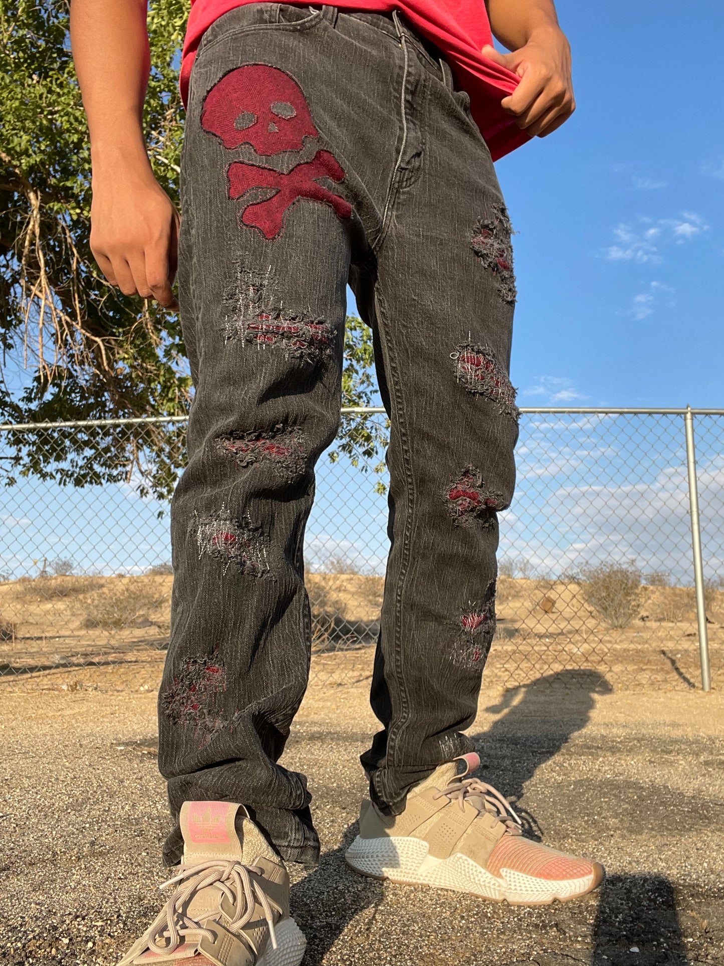 Scarlet Rot Denims (W34 L32)