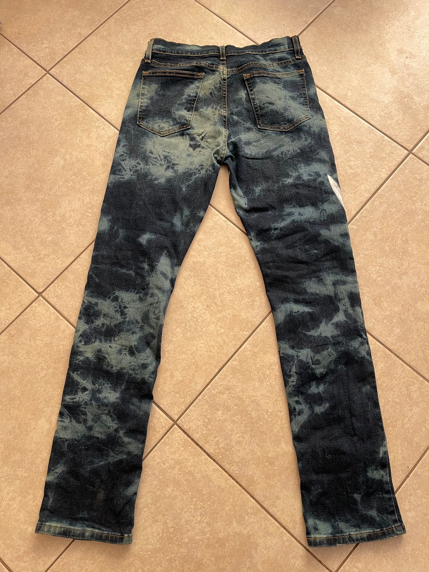 Oni in Bloom Painted Denims (W31 L34)