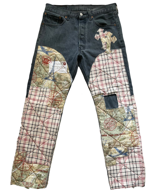 Quilted Earth Denims (W32 L30)