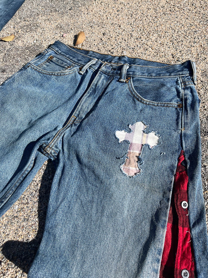 Flannel Skull (W30 L29)